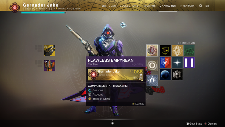 I won't lie, it hasn't always been pretty. There have been a lot of highs and a lot of lows, but we've pushed through it all and made it to 500 flawless runs! 

Let's go!!! #Destiny2