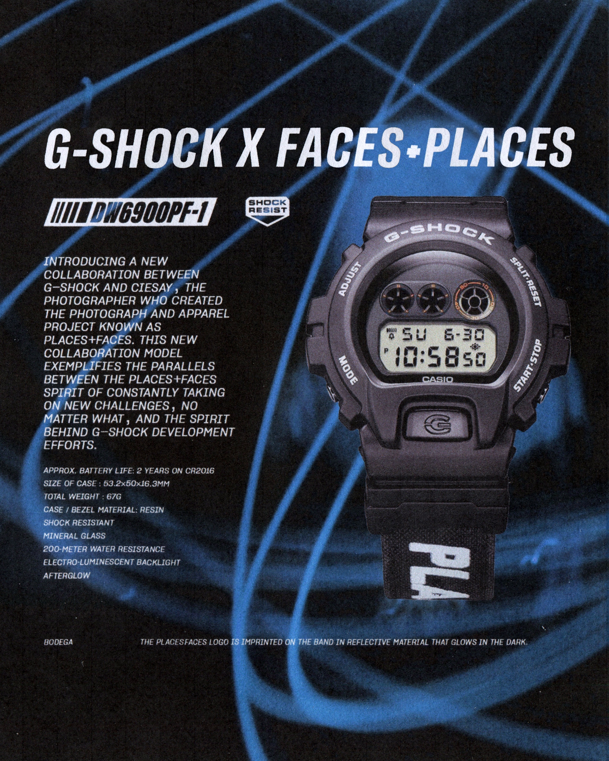 G shock faces and places outlet