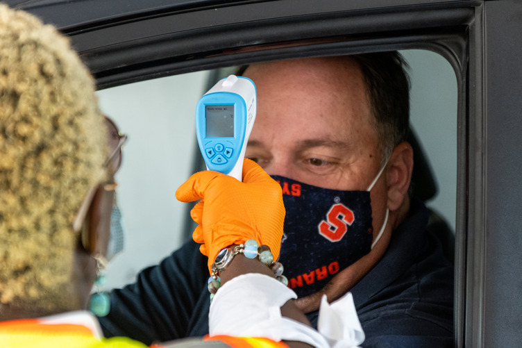Thank you to our hard working staff who have been distributing protective equipment and preparing our campus for next semester.

Learn more about the precautions we're taking to keep our students, faculty and staff safe and healthy: bddy.me/3f2Nmuv