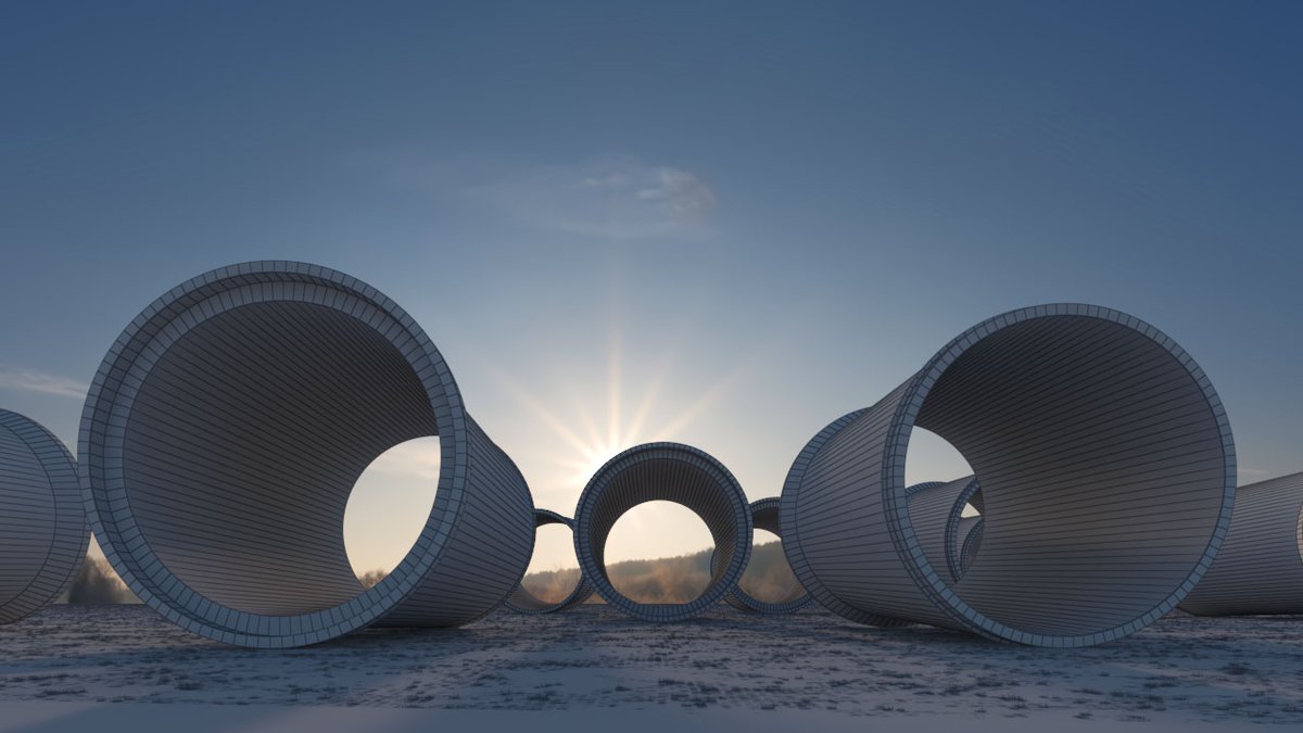 Stage one of our latest landscape render: the structure of the hard landscape to scale and in position... It is always wonderful to see ideas taking form...