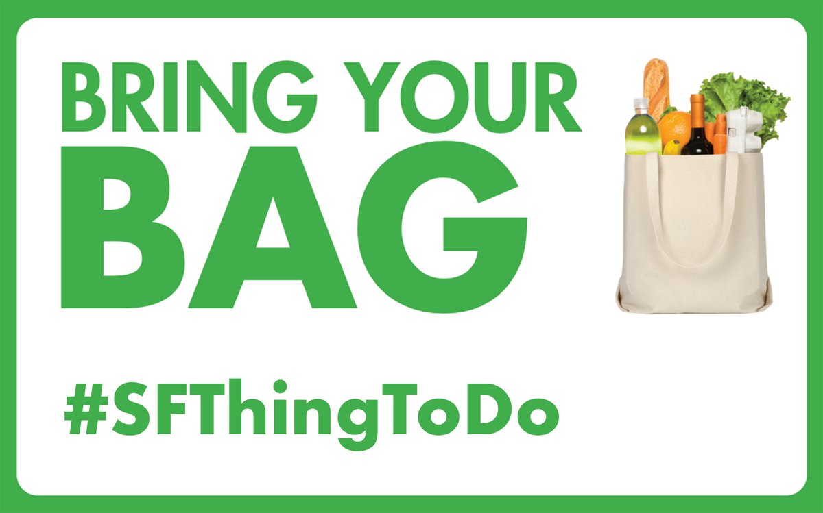 SFEnvironment's tweet photo. Wash off your reusable ♻️ bags! You can bring them shopping again. Refuse the plastic and avoid the 25¢ bag charge. To keep everyone safe, remember to: 1) Bag your own purchases 2) Keep the bags in the shopping cart 3) Maintain social distance
More info: https://t.co/jnG5yTbK0V https://t.co/4ZE62dztiw