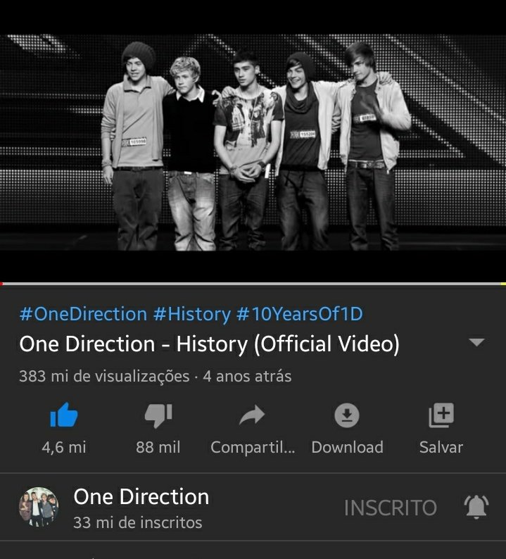 Mafia1DZM's tweet photo. O que vocês acha de subirmos o clipe de History para 1B? https://t.co/q0T4b5szFj