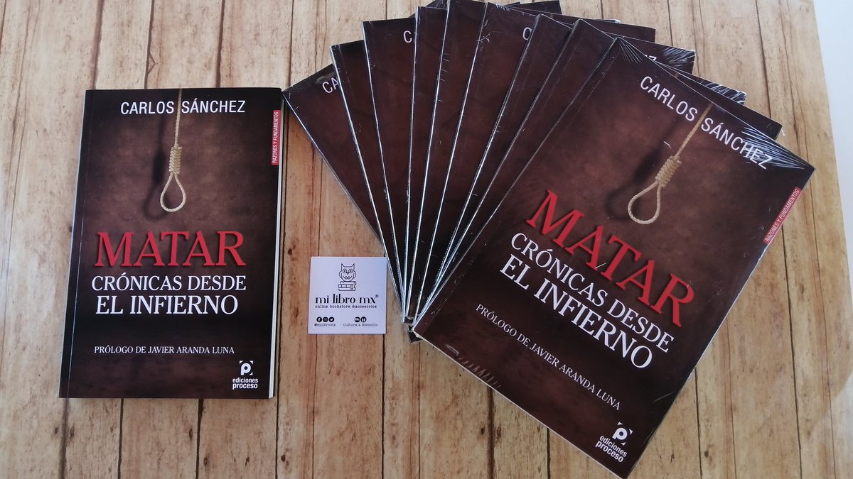 ¡Ya llegó! 
'Matar, Crónicas desde el infierno' de Carlos Sánchez. 
Envíanos un Mensaje Directo para adquirir un ejemplar.
#milibromx #leer #libros #LibrosRecomendados #Hermosillo #Sonora #libro #lectura #literatura