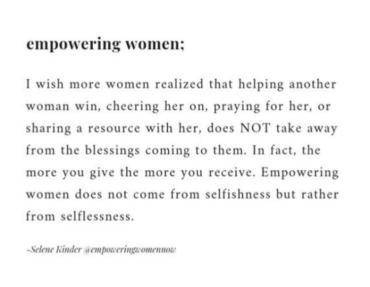 #empoweringwomen ❤