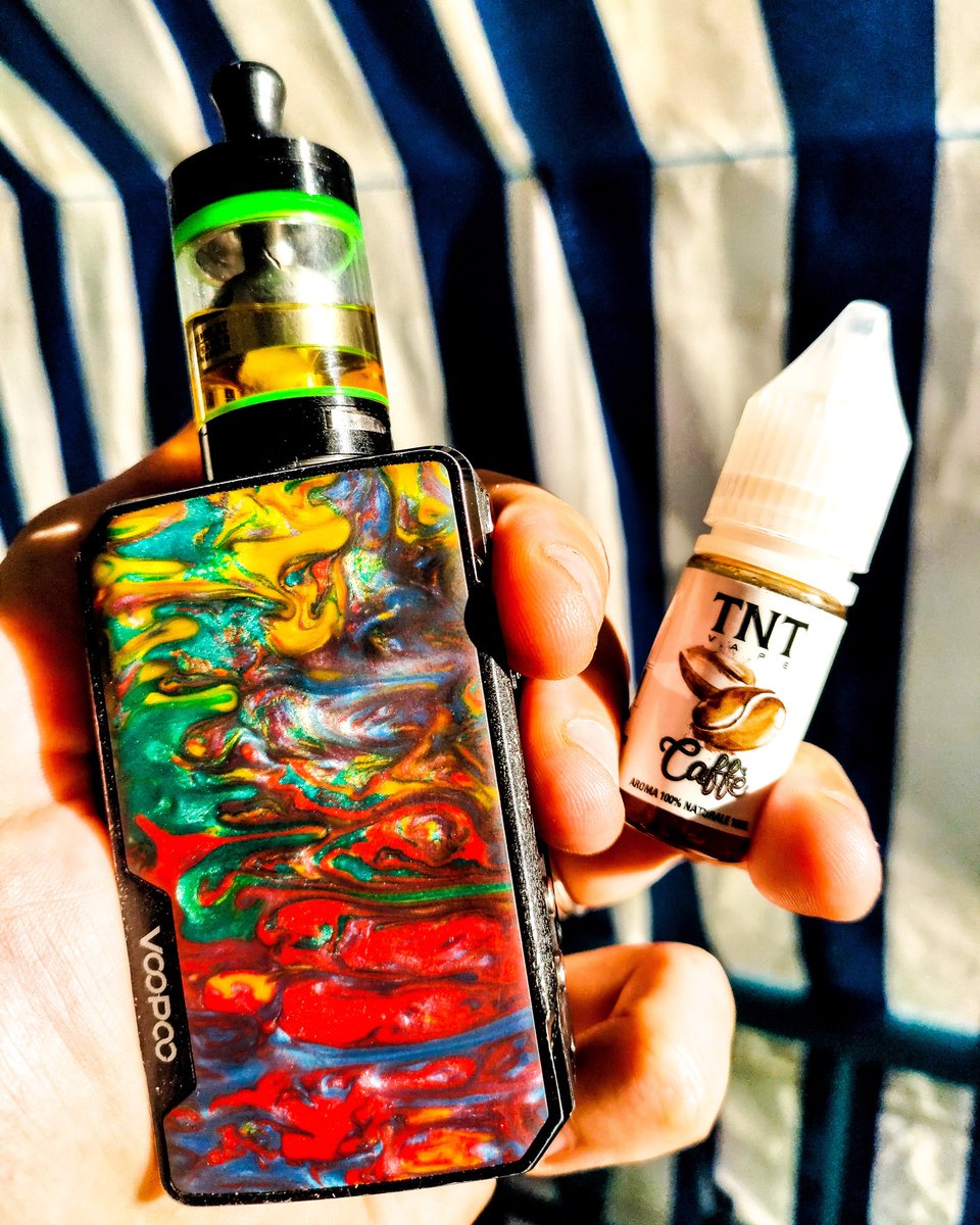 vaper87's tweet photo. Ottimo aroma al caffè by #TNT 💪💨🇮🇹 #voopoo #dragmini #innokin #Ares #mtl #svapodiguancia #svapoitalia #svapomania #vape #vapefam #vapelife #vapeon #vapenation #vapers #vapelife #vapejuice #vapeshop #vapecommunity #italianvaper 🇮🇹 https://t.co/C8i39GDYoi