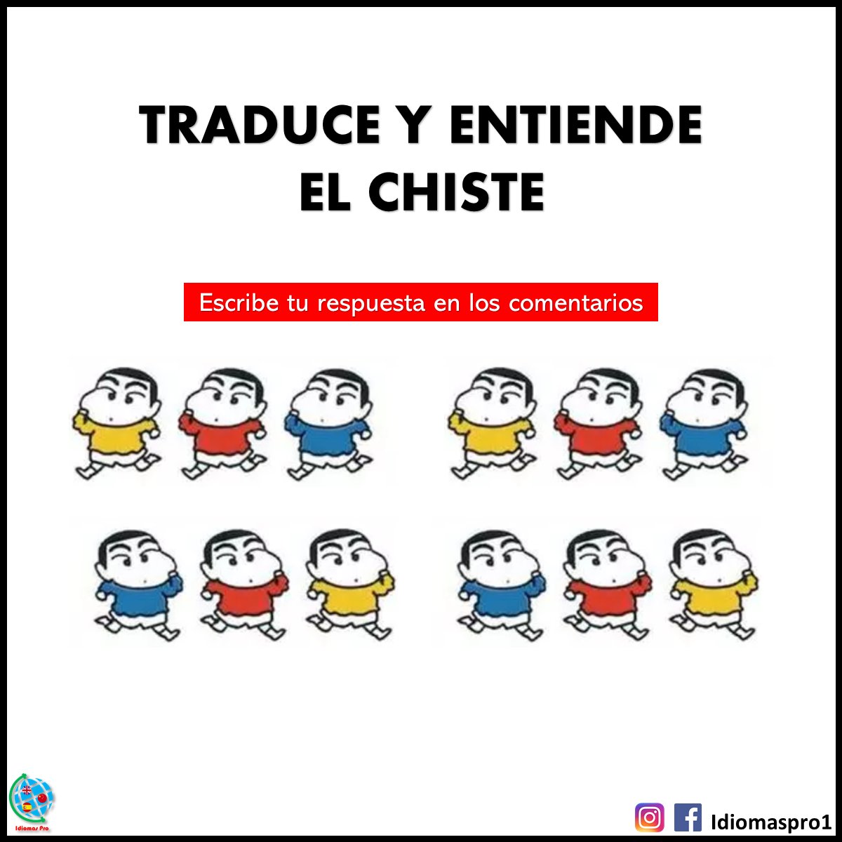 IdiomasPro1's tweet photo. Crayon Shin-Chan mejor conocido en China como 蜡笔小新。Es un manga japonés creado por Yoshito Usui en los 90s.
Compartimos con ustedes un poco del primer manga, en su edición china. Aprenderán palabras nuevas.
#Idiomaspro #shinchan #蜡笔小新 #aprendechino #mandarin https://t.co/GEsRwUei1Y