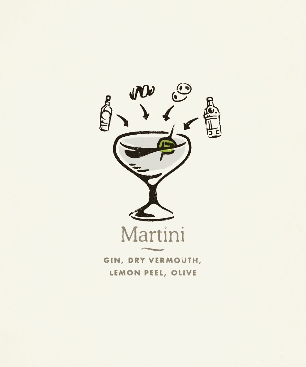 THouseStudios's tweet photo. We had the pleasure of designing some custom cocktail illustrations for a client, here are some of our favourites 🥃🍸 https://t.co/kyNOjLdPVY