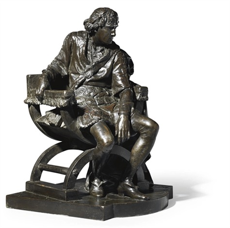 Edward Onslow Ford, sculptor, was born 27 July 1852.1/ He first met Henry Irving in Jan 1880.He'd already been sculpting him as Hamlet from the stalls, and asked him to sit properly.Irving was so pleased with the result he then agreed to a full sized version in marble...