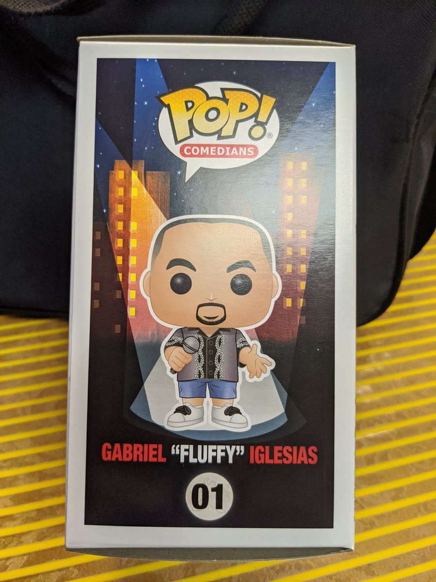 eljoerecio's tweet photo. Just got my @fluffyguy Pop #1....thanks for the autograph! Stay safe Gabe https://t.co/XVsQeTWVLW