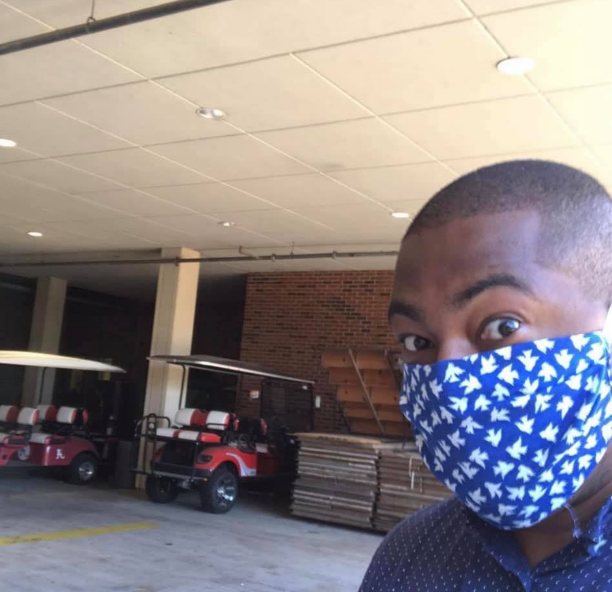 AlabamaRSSA's tweet photo. REL faculty were over at #ColemanColiseum this morning for their COVID-19 testing. #RELstyle #maskup @UofAlabama https://t.co/Wt407jjN3H