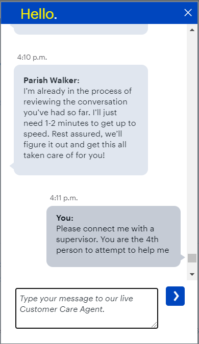 Torran_music's tweet photo. @bestbuy going onto my 4th csr because nobody wants to help me.  I need contact info for @bestbuycorporate. Be ready to talk to Karen https://t.co/pjF53kQtr2