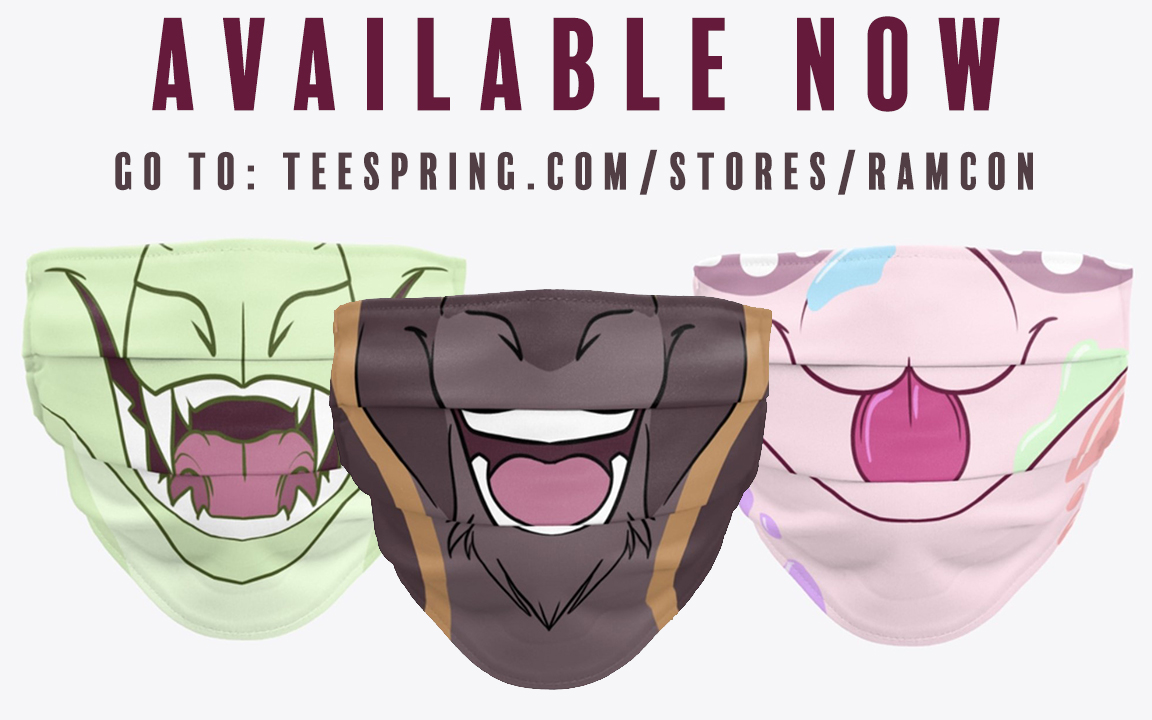 TheRAMCon's tweet photo. Heya Rams!
The joys of an Online Convention is that you don't have to worry about going out- but when you do, why not wear a mask?
If you wanna support the con and stay safe- why not pick up one of our new releases?
VVVVVVVVV
https://t.co/74NgBOoARq
#RAMCon2020 #RAMCon https://t.co/IzX0Feh4d1