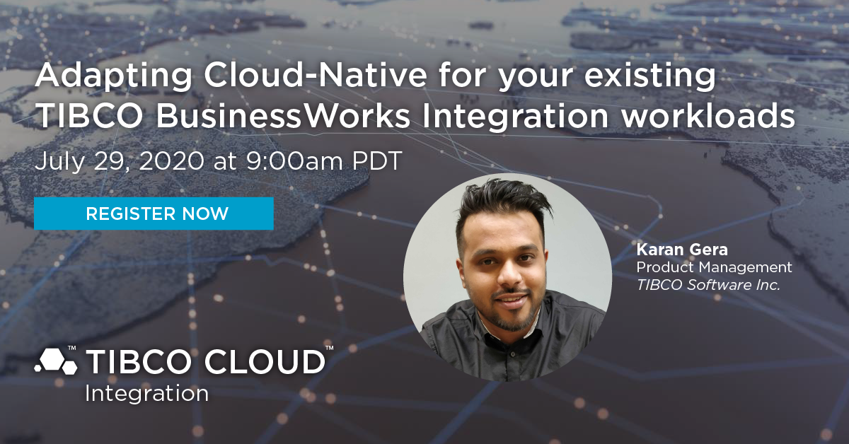 StutiASaxena's tweet photo. This week we are coming with a 15min #LiveDemo session on how you can adapt #CloudNative for existing @TIBCO #BusinessWorks integration workloads! Learn from our expert @karangera23 how to migrate, refactor and reuse the existing apps. Register https://t.co/OBgXOatKnh #SaaS #TCI https://t.co/PwWCBdctaa