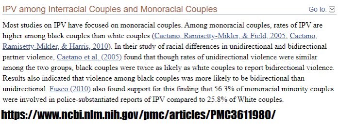 Among Americans domestic violence is a bi-directional issue ESPECIALLY amongst African Americans