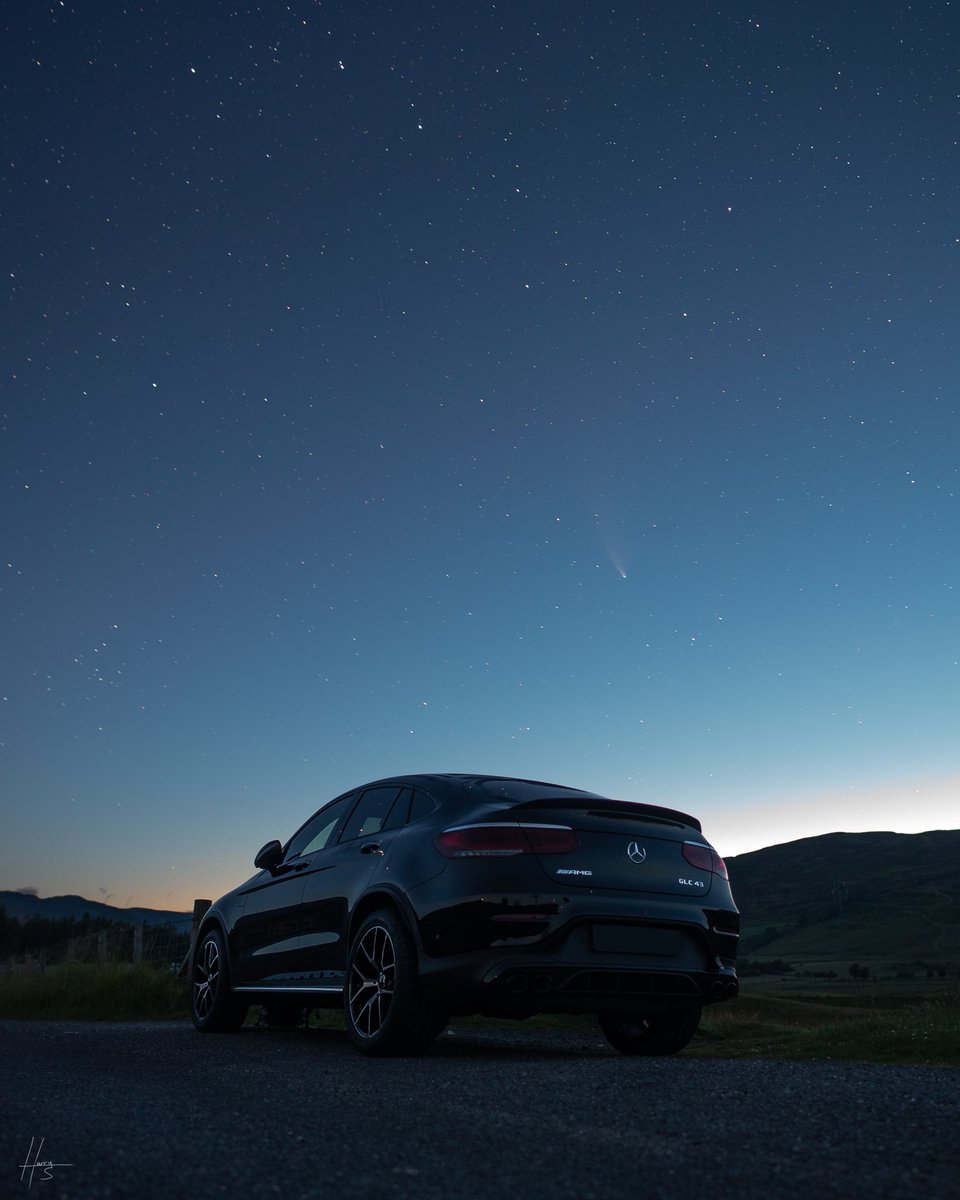 TheHingh's tweet photo. @MercedesBenz AMG GLC 43 2020 accompanied by the stars and #neowisec2020F3 
.
@MercedesBenzUK 
@MercedesAMG 
@VisitScotland https://t.co/Oj82nNUVwZ