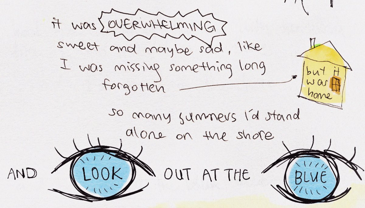journal for today - thinking about the ocean again 