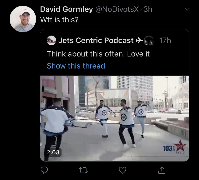 Hockey fans can’t get their head around a different culture: A thread.  https://twitter.com/jetscentric/status/1287587484034109440