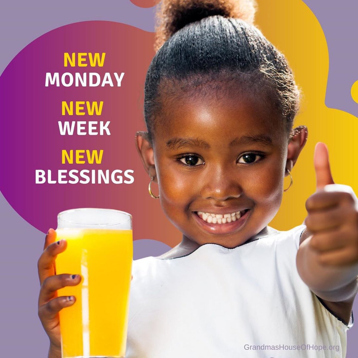 gmashouseofhope's tweet photo. NANA’S KIDZ are wishing you a Happy New Monday! New Week! New Blessings!! 

Can I get a 👍??!! https://t.co/pRcYVDJG4O