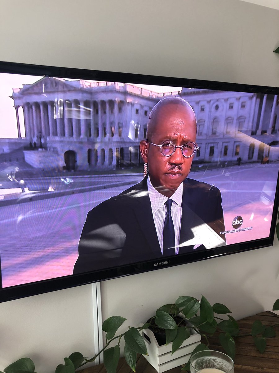 DanLCleveland's tweet photo. Watching #worldnewstonight and saw @VT_LiberalArts alumnus, @PierreTABC reporting on the remarkable life of @repjohnlewis. #RIPMrLewis #HonoringAGreatMan #ThankYouPierre https://t.co/yG2sTceh9i
