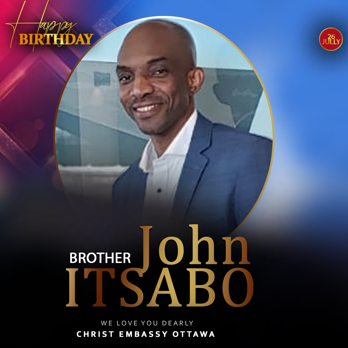 cecottawa_ca's tweet photo. Happy Birthday Bro. Itsabo. We are celebrating the morning of your life.. #CeOttawa #RhemaCell https://t.co/WXfmmjvBNK