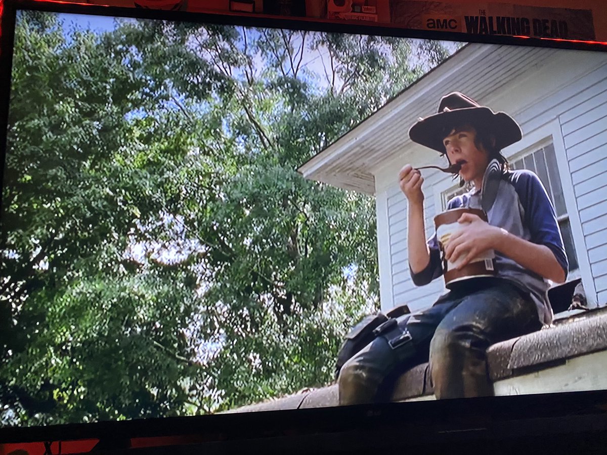 Carl eating pudding on the roof. Will never forget this scene!