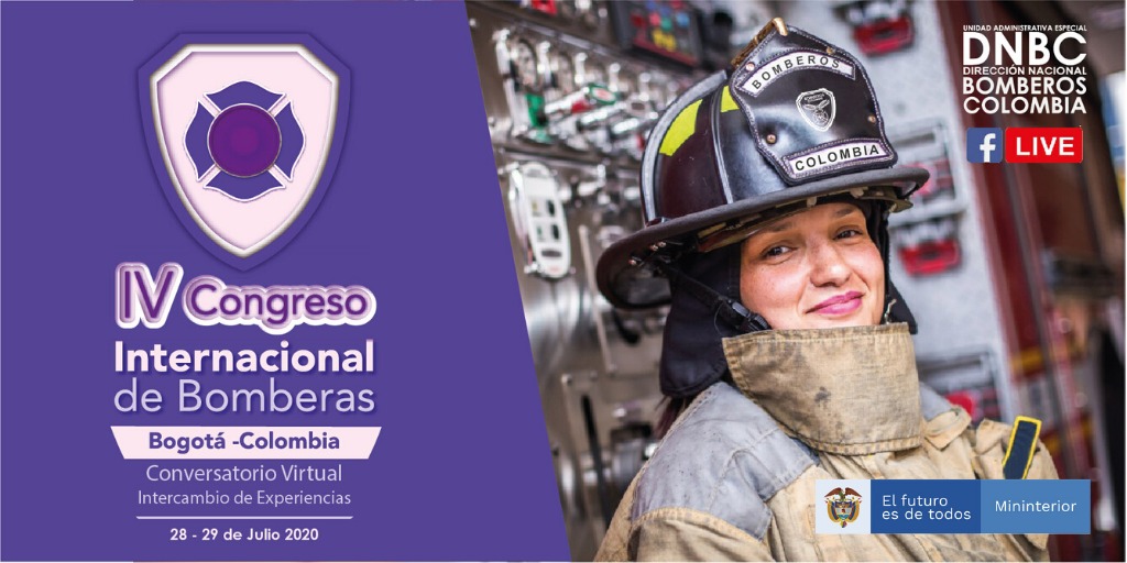 MinInterior's tweet photo. Todos invitados a conectarse al #CongresoBomberas2020 el próximo 28 y 29 de julio a través de las redes de la @DNBomberosCol. En Facebook y YouTube están como: Dirección Nacional de Bomberos de Colombia.
@AliciaArango @chbenavidesc https://t.co/t1rVIRqONe