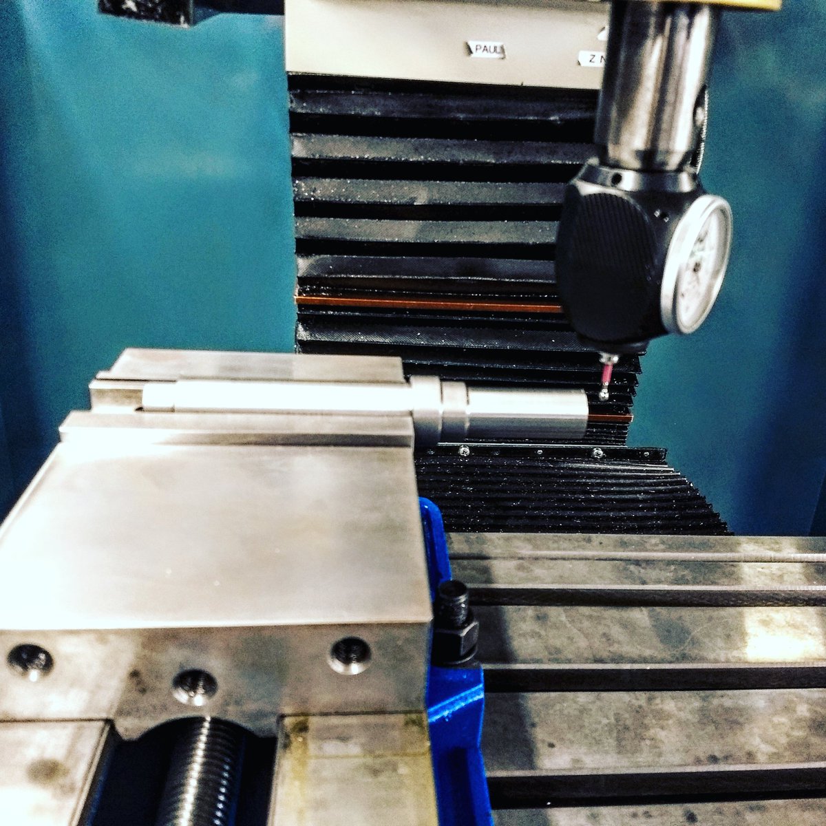 DHXmachines's tweet photo. Didn't like the wobble we saw on the bench, so we made a new shaft. #customshafts https://t.co/9s4tCcXYYs