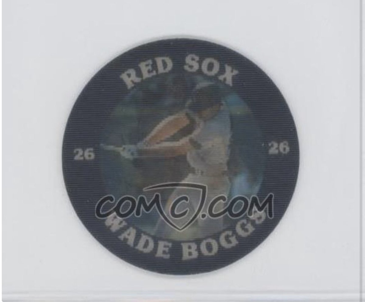 boggs328's tweet photo. Picture is for reference. This was at @CheckOutMyCards but is gone. This is the 1987 7-Eleven East Regional #wadeboggs disc card I need. Any leads on one (preferably two) would be greatly appreciated! 😀🐔🐓🍗⚾️ #spreadtheword #inneedof https://t.co/QbSrEfoRsS