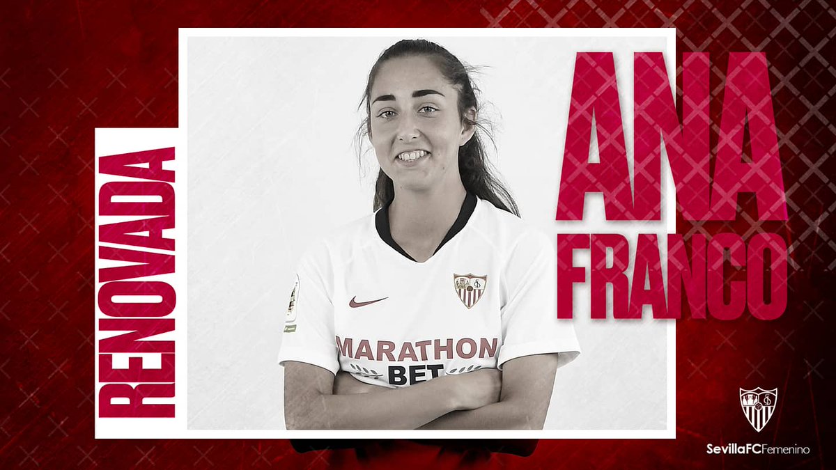 Feliz de anunciar que seguiré formando parte de esta familia dos años más.

Muy ilusionada por todo lo que viene y con muchas ganas de empezar.

Esta temporada promete 😉. ¡Vamos, mi <a href="/SevillaFC_Fem/">Sevilla FC Femenino</a> ❤️⚪! ¡Con todo!