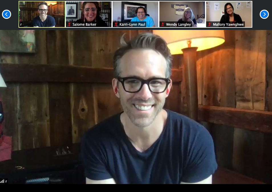 CoadyStFX's tweet photo. The #CircleOfAbundance group and @VancityReynolds came together to learn more about how each #Indigenous woman leader is driving #SocialChange in their own community.

Join us in amplifying #Indigenous women's leadership by donating today at https://t.co/rd4WHbivWK https://t.co/kJmVITvzt2