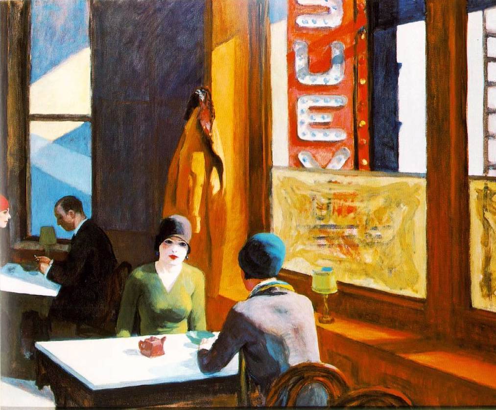 Chop Suey, 1929, Edward Hopper