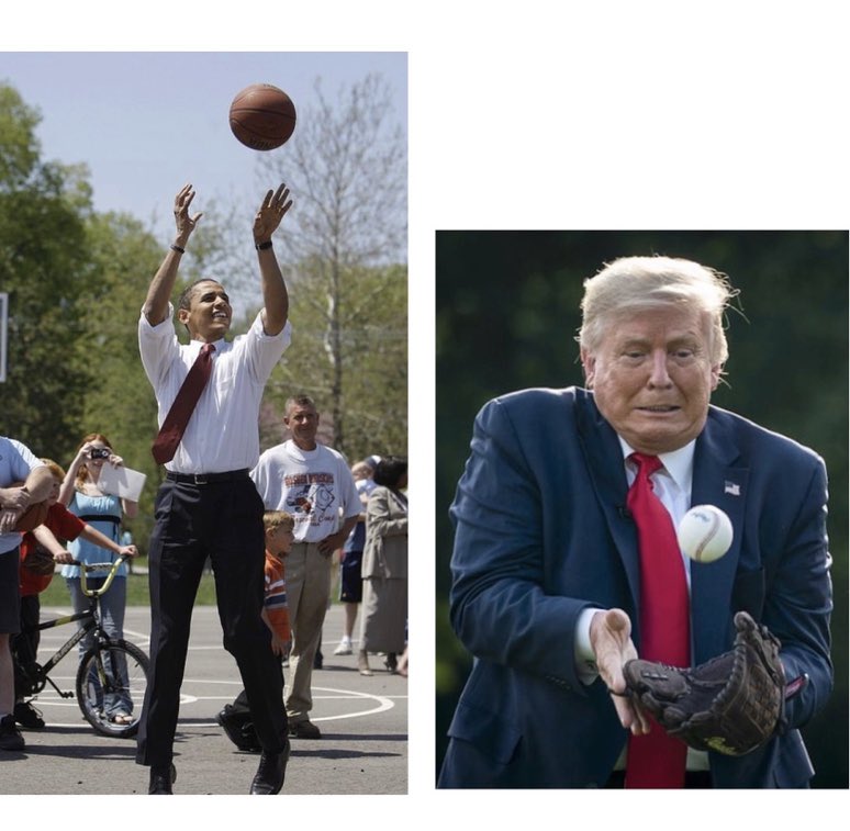 mc_Dixo84's tweet image. Who do you want on your team? #daddyball #baller @BarackObama 😂😂 #number44