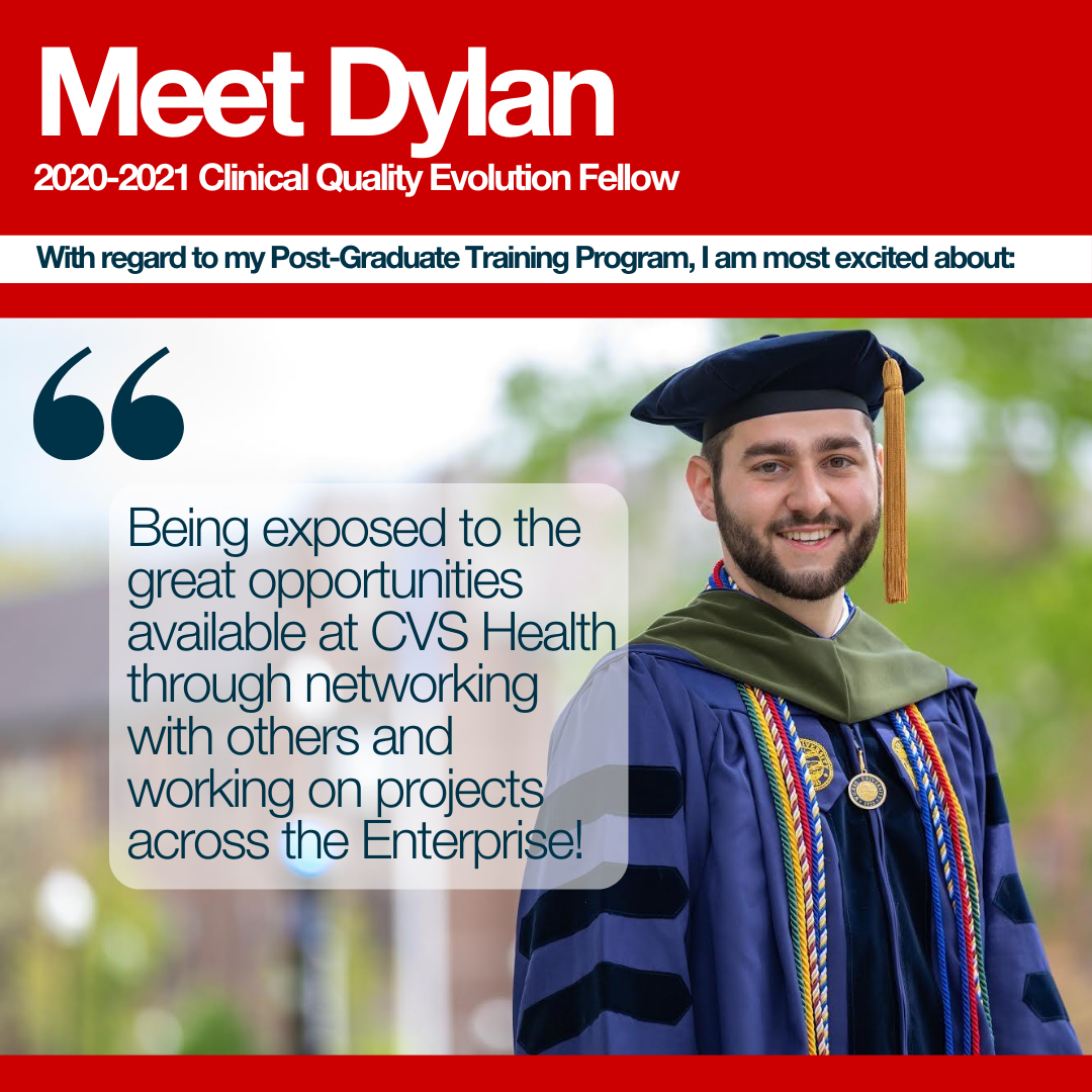 Did you know that, at CVS Health, we have a Clinical Quality Evolution Fellowship based in Woonsocket, RI?! Our Fellowship is designed to cultivate future CVS Health leaders through in-depth exposure to various corporate teams and projects. #CVSHealthResidency2020 #CVSHealth