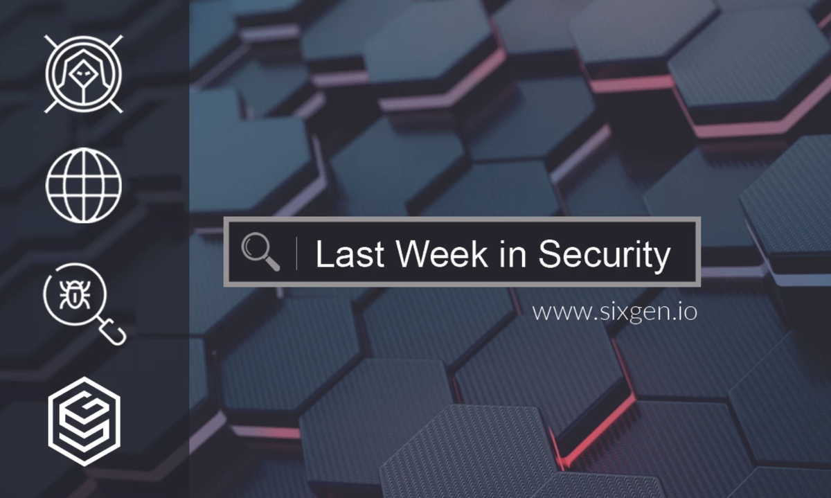 SixGenInc's tweet photo. NTLM relaying via Citrix Workspace, access the entire AD database via Exchange with a new tool, a new Go based C2/Agent, phishing tips, and more! #sixgen #lastweekinsecurity https://t.co/RszfdWeqj3 https://t.co/dvyIkvEXH9