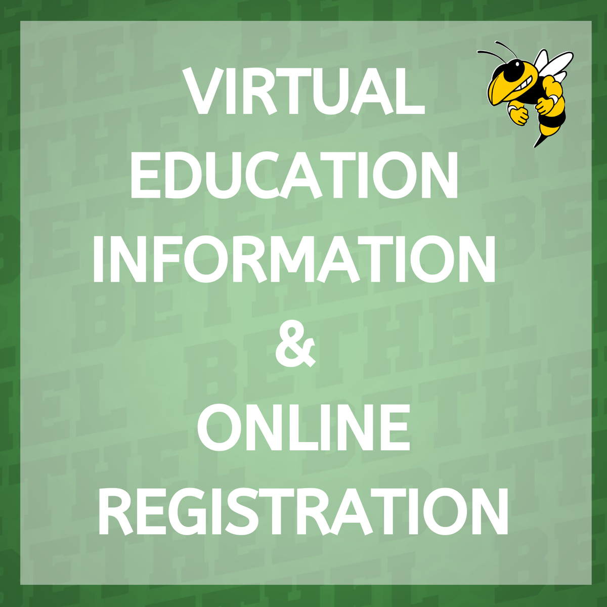 thebethelbees's tweet photo. Virtual Education Information &amp; Online Registration available now

MORE INFORMATION on BLS online option click here:
https://t.co/ZDUY3ZN48A

TO REGISTER your child for BLS online option click here:
https://t.co/IdTf09lhBF

#BethelLegacy #ReopenTogether #OneBethel #BeeRelentless https://t.co/gvbnPBJm2L