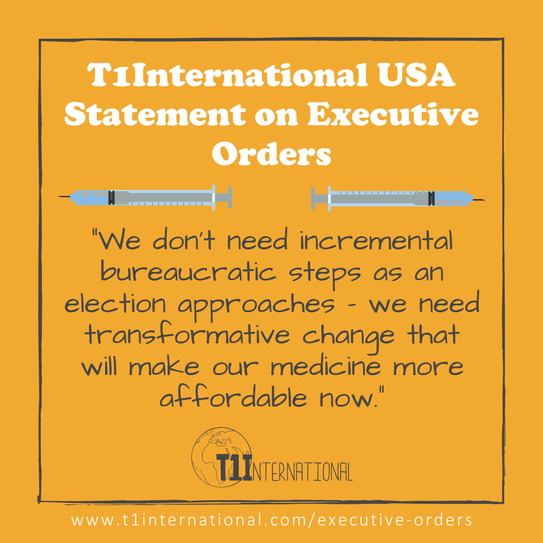 On Friday , President Trump released 4 executive orders intended to lower drug prices. While T1International is glad that the administration has stated that making insulin more affordable is a priority, these orders miss the mark. Read more: #insulin4all t1international.com/executive-orde…