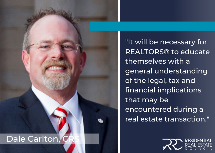 ThisIsRRC's tweet photo. "By recognizing the issues, a REALTOR®—without acting in the shoes of the other professionals—can direct their clients to the appropriate professional when an issue arises." An amazing tip from an amazing RRC instructor! Thanks for sharing Dale Carlton, CRS! #InstructorTip https://t.co/rqbrx65M7S
