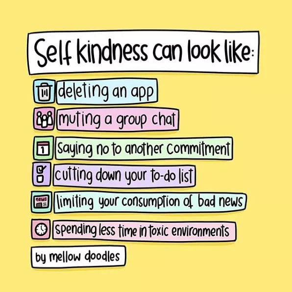MindfulEveryday's tweet photo. Self kindness can look like...

Image: Instagram
#mindfulness https://t.co/zTTGnzXZvk
