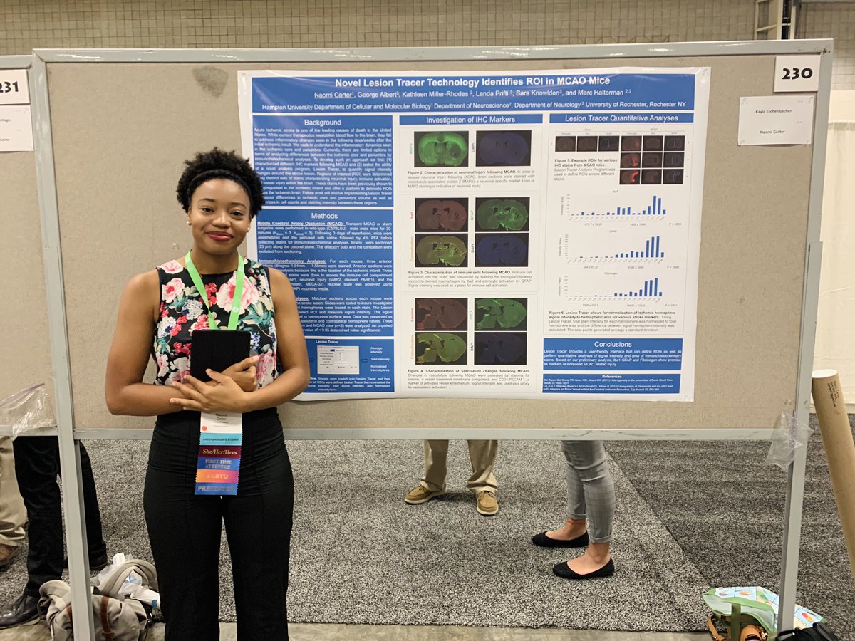 naomi_ag21's tweet photo. Hi everybody!

My name is Naomi. I’m a senior cellular and molecular biology major at Hampton University. I am aiming to join a MD/PhD neuroscience program next fall (current applicant). My interests include traumatic peripheral nerve injury. 

I’m tryna be #BlackInNeuro !!! 🧠 https://t.co/NFPqBkMbOH