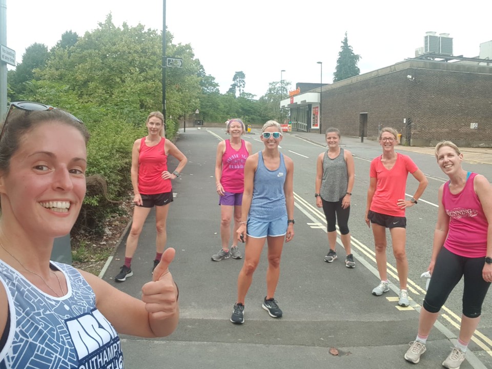 Lovely run tonight with several of the <a href="/ItchenSpitfires/">Itchen Spitfires Rc</a> ladies. Socially distanced run (max 4 runners at once) and loved wearing my brand new run training vest in this heat. 

(Check them out reesleisureonline.myshopify.com/collections/ab…)

Great start to the week :D