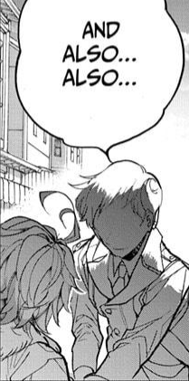 >Memorable sceneEverything everyone said plus entire 181. Norman’s writing in final chapter including his speech, expression, body language-it all felt fulfilling and confirmed that liking him was worth it!