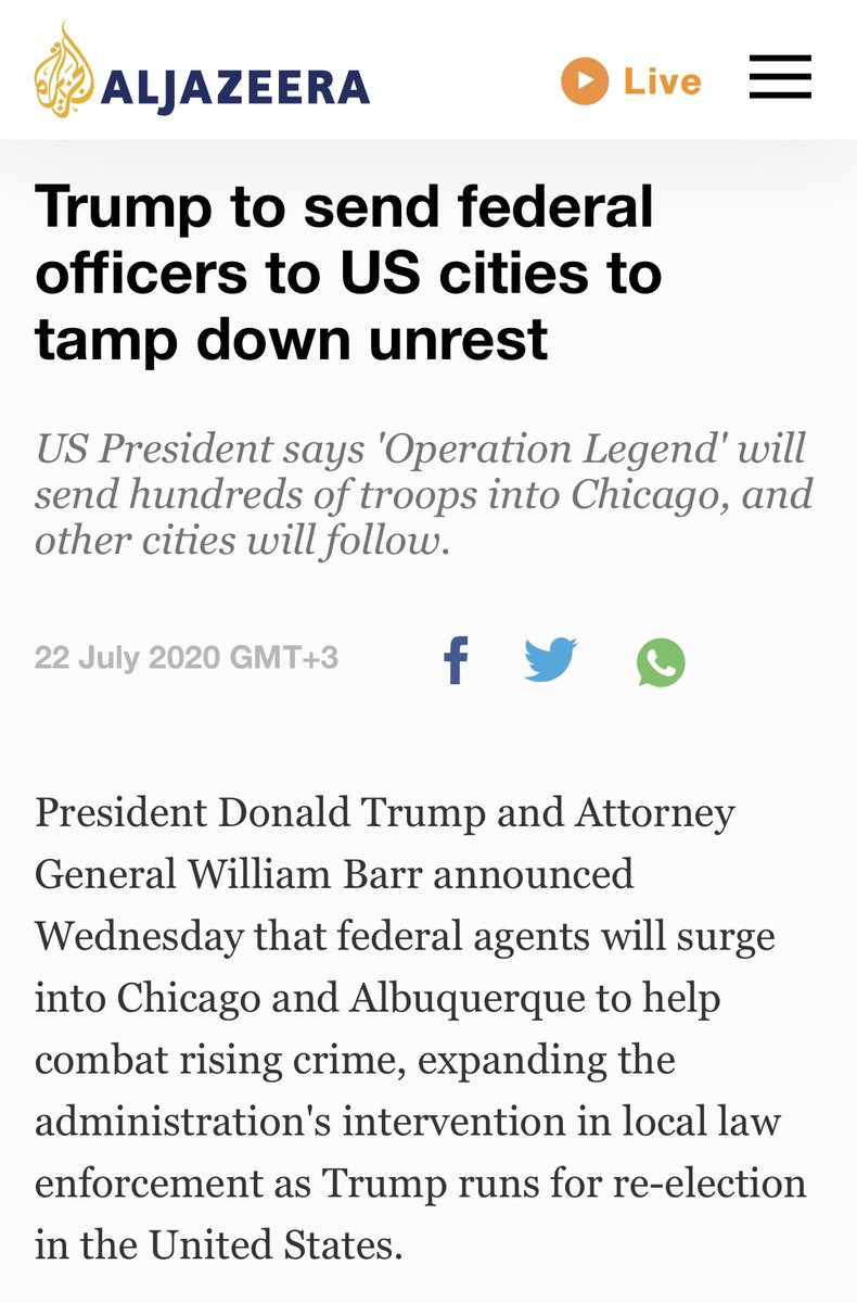 and now there are unmarked, unauthorized-by-local-govt federal law enforcement** in the streets grabbing up protestors. **: one could only hope this doesn’t foreshadow what (post-)election turmoil could look like. but... then again we’ve learned anything is possible.