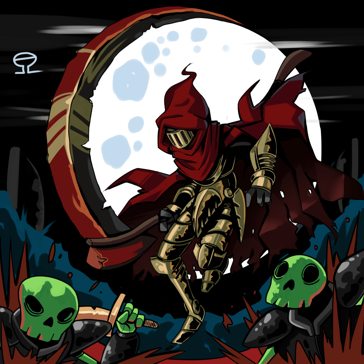 Specter Knight fanart #ShovelKnight.