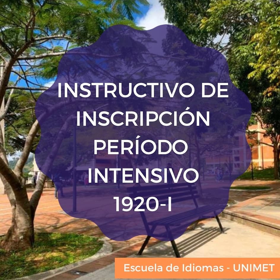 ⚠️INSCRIPCIONES PARA EL PERÍODO INTENSIVO 1920-i⚠️
Recuerden que este trimestre será totalmente remoto, si tienen algún inconveniente en el proceso de inscripción deben comunicarse vía correo electrónico.
Aquí te dejamos los pasos para la inscripción y las fechas importantes: