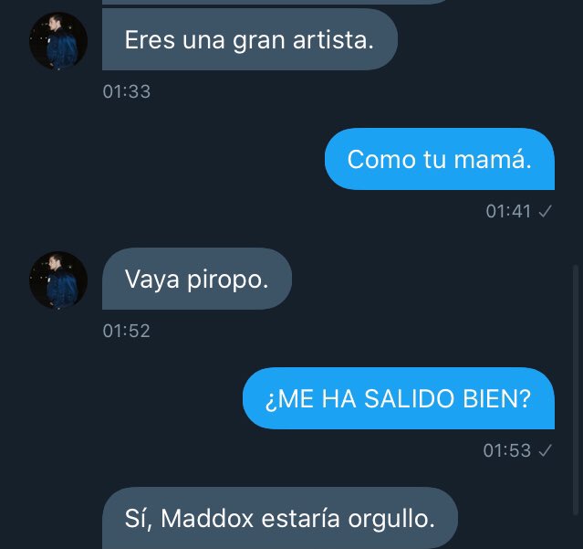 margodabney's tweet photo. u. Hice el primer screen pensando que algún día podría hacerle bullying por usar más de un emoji y hoy es el día perfecto. Esta es la trama más bonita que pudo tener Margo, y es todo gracias a u @vhxcktt y sus ganitas de dejarlos ser. https://t.co/F8G4ia7ST5