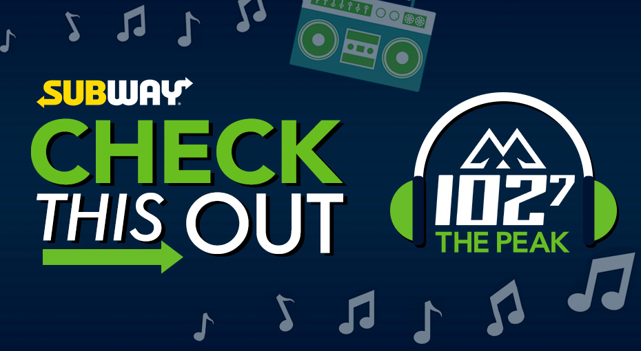 #ThisIsIt is in the <a href="/SUBWAY/">Subway®</a> 'Check This Out' feature! Thanks for the love <a href="/THEPEAK/">102.7 THE PEAK</a> 🤟bit.ly/2X3CRB7