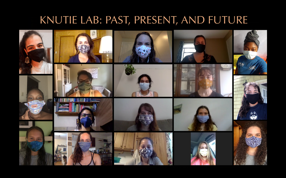 SarahKnutie's tweet photo. The Knutie lab is here to remind you to:

!! 🔥 Wear a mask when you're out and about 🔥 !! 

.
.
.

But seriously, my lab is the best. 😭🤩🥳 @uconneeb https://t.co/L9TNYVHVoB