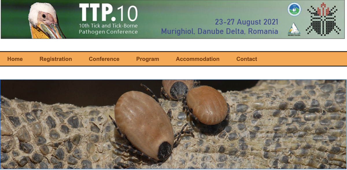 infravec2's tweet photo. Reply to
https://t.co/LyOB41SiFp
#Meeting Monday: POSTPONED 10th #Ticks & #TickBornePathogen #Conference 23-27 August 2021 in Murighiol, Romania #TTP10 hosted by University of Agricultural Sciences & Veterinary Medicine Cluj-Napoca
Details at: https://t.co/SbthUf2Cwn https://t.co/7zouh5bm8X