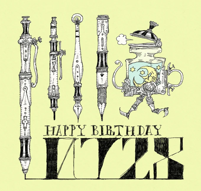7/28生まれの方、お誕生日おめでとうございます。
7月28日生まれの方に届くと嬉しいです。

いつもより素敵な一日となりますように。

#誕生日 #happybirthday #7月28日 #ボールペン画 #イラスト 