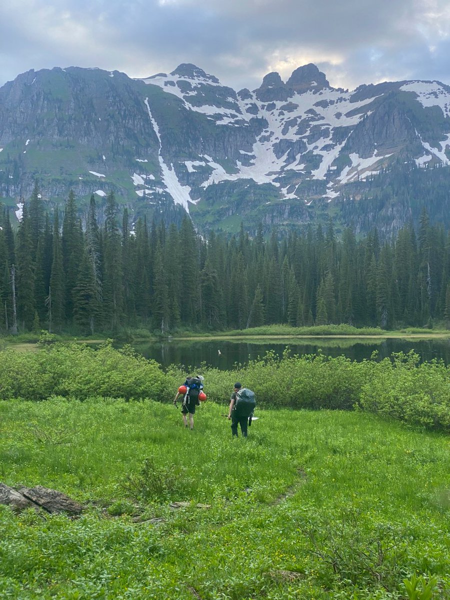 As we reached the upper levels of the valley, we realized that the maps were wrong. Summit Lake was actually 10.5 miles from the trailhead. But the hiking was nice.
